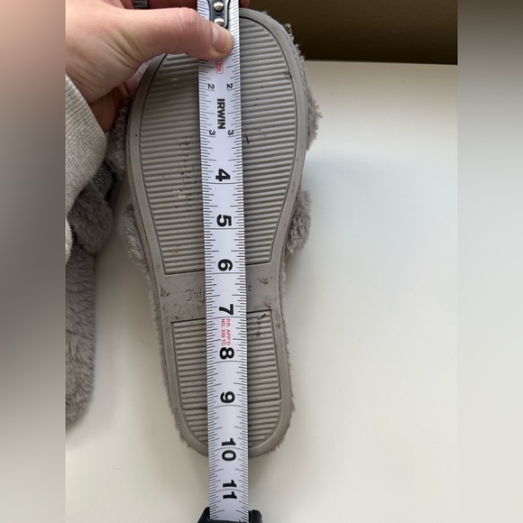 Juicy Couture JC Gravity 2 Faux Fur Slides Sz 8 - Picture 8 of 9